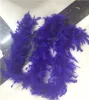 Pink Chandelle Feather Boa 200cm/PCS Wrap Burlesque Can Can Saloon Sexig dräkt Tillbehör Turkiet Marabou Feather Boa Många färger 12 ll