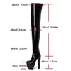 Spike Heels Knee Sexy High Women 975 Over Zip Thick Platform Elastic Boots Trendy Designer Fashion Stylish Shoes 231124 355