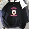 Kvinnors hoodies tröjor bi och valphoodie kvinnor kawaii roliga tecknad grafiska hoodies unisex harajuku pullovers hösten plus hoodie plus size hoodie