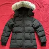 2023 2023 Womens Parkas Women Puffer Canada Coat Down Jacket Femme Outdoor Jassen Outerwear Real Coyote Fur Designer Warm Hooded Windproofs1875t A1