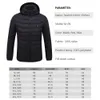Men Heating Jacket Coat Winter Thermal Clothing Warm Usb Hunting Vest For Sports Hiking Oversized S Xl