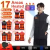 Pcs Heated Vest Men Women Usb Jacket Heating Electric Thermal Clothing Hunting Winter S Xl