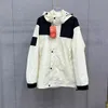 Giacca da uomo di design Cappotto autunnale Giacca con cappuccio fronte nord Giacca a vento sportiva Cappotti con cerniera casual Capispalla uomo Abbigliamento Trapstar