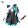 Genshin Impact Lynette Cosplay Costume Disguise Lynette Dress Fancy Dress Outfit for Womancosplay
