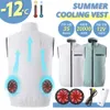 Chaleco De Ventilador De Verano Mujeres S Hombres Camping Carga USB Aire Acondicionado Ropa Enfriamiento Para Actividades