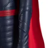 Red Cool Super Suit Man Costume Superhero Jon Kent Cosplay Costume Zentai Hero Bodysuit konfigurowalny Halloween Costumescosplay