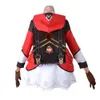 Game Genshin Impact Cosplay Klee Cosplay Kinderkostuum Pruik Hoed Volledige set Schattig Loli-jurk Grote maten Klee Pruik Haar Backpackcosplay