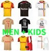 Maillots de football Maillots RC 23 24 KAKUTA GANAGO SOTOCA FOFANA Frankowski Doucoure Kalimuendo 2023 2024 Chemises de football Hommes Enfants Kits Édition Spéciale Noir