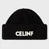 Bonnet Designer Beanie CELINS 2023 Winter New Wool Classic Brand Fashion Strickmütze Offizielle Website