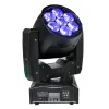 Tiptop 1pcs 95W LED Moving Head Zoom Light Mini Size 7x12W High Power RGBW 4in1 Färgblandning DMX 16 Channel Zoom LED STADE LL LL