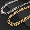 High End Sterling Sier Jewellery Vvs Moissanite Diamond Cuban Link Chain For Men Women