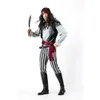 Deluxe Pirate Kostüm Cadılar Bayramı Karnaval Cosplay Pirates Süslü Elbise Çift Takım Kostümleri Yetişkin için
