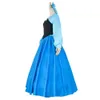 Costume cosplay Ariel per adulti, abito da principessa blu per le donne, abiti fantasia sexy per feste di Halloween