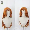 Cosplay Matsumoto Rangiku Cosplay Wig Vêtements Accessoires Golden Long Curly Hair Women Shihouin Yoruichi Kuchiki Byakuyacosplay