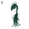 Cosplay Genshin Impact Kaeya Cosplay Men Cm Long Ink Green Wig Costume Heat Resistant Synthetic Hair Peluca Anime Wigscosplay