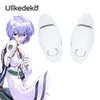 Cosplay de Anime japonés, pinzas para el pelo de Asuka Langley Soryu, accesorios para el pelo de Ayanami Rei, horquillas rojas, accesorios para el pelo blancos para fiesta