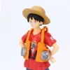 Costumes de mascotte 17 cm périphériques d'anime une pièce figurines d'anime singe D. Luffy debout figurine d'action Collection modèle poupée ornements jouets cadeaux