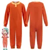 Cosplay Anime Spyfamily Anya Forger Cosplay Costume Wig Adult Child Blue Orange Jumpsuit Hat Pamas Sleewear Halloween Suit