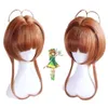 Cosplay Anime Kinomoto Sakura Magic Card Captor Cardcaptor Ccs Cosplay Costume Wig Green Frog Rainwear Adult Child Hallowen Suit