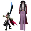 Cosplay anime dracule mihawk cosplay traje sete senhores da guerra do mar mais forte espadachim falcão olho roupa uniforme de halloween terno