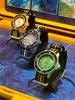 Bioceramic Five Ocean Watch Sports Machinery Men's Ocean Watch Religio Masculino Full Function Nylon med transparent bakre omslag