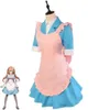 Cosplay Anime Gioco Dangan Ronpa Danganronpa La Fine Della Speranza S Peak Academy Yukizome Chisa Costume Cosplay Parrucca Cameriera Insegnante Uniforme