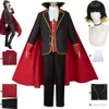 Cosplay Anime Blue Lock Bluelock Bachira Meguru Cosplay Kostüm Perücke Halloween Vampir Uniform Weihnachten Karneval Party Rollenspiel Anzug