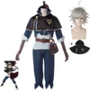 Cosplay Anime Black Clover Asta Cosplay Kostuum Pruik Vijf Blad Bull Cape Mantel Volwassen Vrouw Man Uniform Hallowen Carnaval Party pak