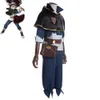 Cosplay Anime Black Clover Asta Cosplay Kostuum Pruik Vijf Blad Bull Cape Mantel Volwassen Vrouw Man Uniform Hallowen Carnaval Party pak