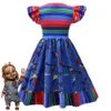 Cosplay Movie Child S Play Chucky Cosplay Costume Horror Ghost Doll Clown Dress Halloween Stage Performance Carnival Party Suit