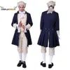 1700 -talets kolonialdräkt British Mens Gentleman Cosplay Suit Victorian Renaissance Marie Antoinette Costume Men Rococo Suitcosplaycosplay