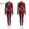 Harleen Cosplay Quinn Costume Monster Jacket Pants Vest Sets Halloween Christmas Adult Women New Year Party Clothes XXS-3XLCosplayCosplay