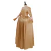Musical Hamilton Eliza Schuyler Cosplay Costume Apricot Dress Colonial Lady Ball Gown Victorian Medieval Victorian Fancy GownCosplayCosplay