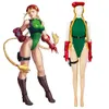 Cammy Cosplay Kostuum Groene Romper Rode Baret Handschoenen Pruik Pak SF6 Fighter Game Vermomming Kostuum Volwassen Vrouwen Halloween OutfitsCosplayCosplay