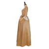 Musical Hamilton Eliza Schuyler Cosplay Costume Apricot Dress Colonial Lady Ball Gown Victorian Medieval Victorian Fancy GownCosplayCosplay