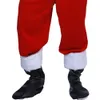 Cosplay Eraspooky Plus Size Deluxe Pelz Weihnachtskostüme für Erwachsene Claus Kostüm Männer Klassisches Santa Outfit Bauch Karneval Cosplaycosplaycosplay