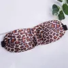 Masque de sommeil 3D, imprimé léopard, masque pour les yeux, ombrage stéréo, bandeau portable, patch oculaire de voyage, outils LL