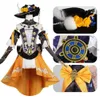 Cosplay Navia Cosplay Anime Game Genshin Impact Costume Sweet Nifty Lovely Women Halloween Party Role Play Clothing XS XL