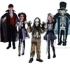 Cosplay Kids Halloween Skelet Living Dead Zombie Meisjes Kostuum Cosplay Kind Moeras Bloedige Schedel Monster Carnaval Party Deluxe Kostuums