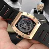 superclone rm030Luxury Wristwatch Wine Barrel Watch Automatic Mechanical Rose Gold Case Tape Men's Es 6z5p 4tte Lcjm ITXA390 montres de luxe