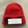 Cp beanie chapéu bonnet designer duas lentes óculos óculos gorros homens cp malha chapéus crânio bonés ao ar livre feminino uniesex inverno gorro preto