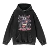 Vintage Japanese Anime Hoodies Streetwear Cotton Sweatshirts Oversized Halloween Hip Hop Haruku Pullover Y K Clothes