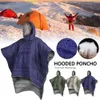 New Wearable Cloak Poncho Coat Outdoor Camping Portable Ultralight Cotton Sleeping Bag Quilt