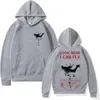 Kactus Jack Bluzy Rockowe graficzne z kapturem Hip Hop Streetwear Men S Pullover unisex długi rękaw Casual Hooded Tops y k