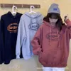 Kadın Hoodies Sweatshirts Sonbahar ve Kış Yeni Kore Edition Market Sweater Gevşek Canlı Yayın Ucuz Katlar