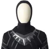 Costume d'halloween pour hommes adultes, tenue de Cosplay panthère, vêtement de Performance Wakanda King personnalisable avec masque en PVC