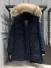 Designer Canadian Goose Versione di media lunghezza Puffer Down Giacca da donna Parka Inverno Cappotti caldi e spessi Antivento Streetwear C1 730