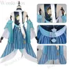 Perruque de Costume de jeune Madame, Genshin Impact Adepti Ping, robe de Cosplay, ensemble complet pour Costumes de carnaval