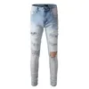 2023 2021 Hommes Designer Jeans Distressed Ripped Biker Slim Fit Moto Denim pour hommes S Top Qualité Mode Jean Mans Pantalon Pour Hommes # 858 a1