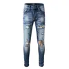 2023 2021 Hommes Designer Jeans Distressed Ripped Biker Slim Fit Moto Denim pour hommes S Top Qualité Mode Jean Mans Pantalon Pour Hommes # 858 a1